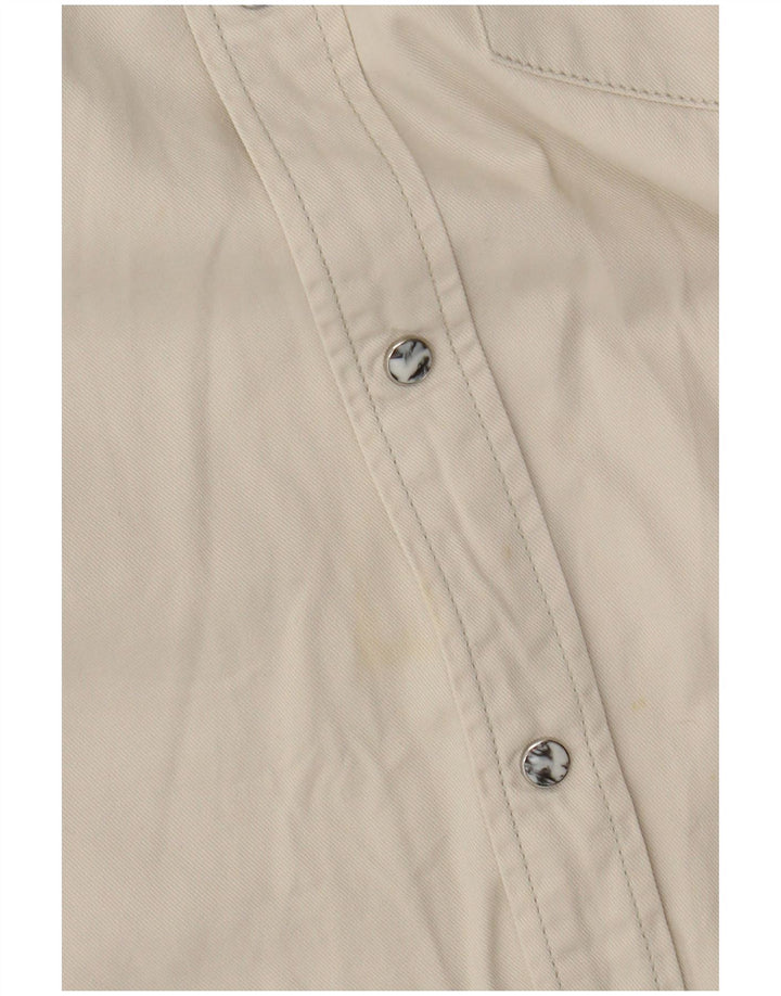 Lee Camisa Vaquera De Algodón Blanco Roto Mediano para Hombre