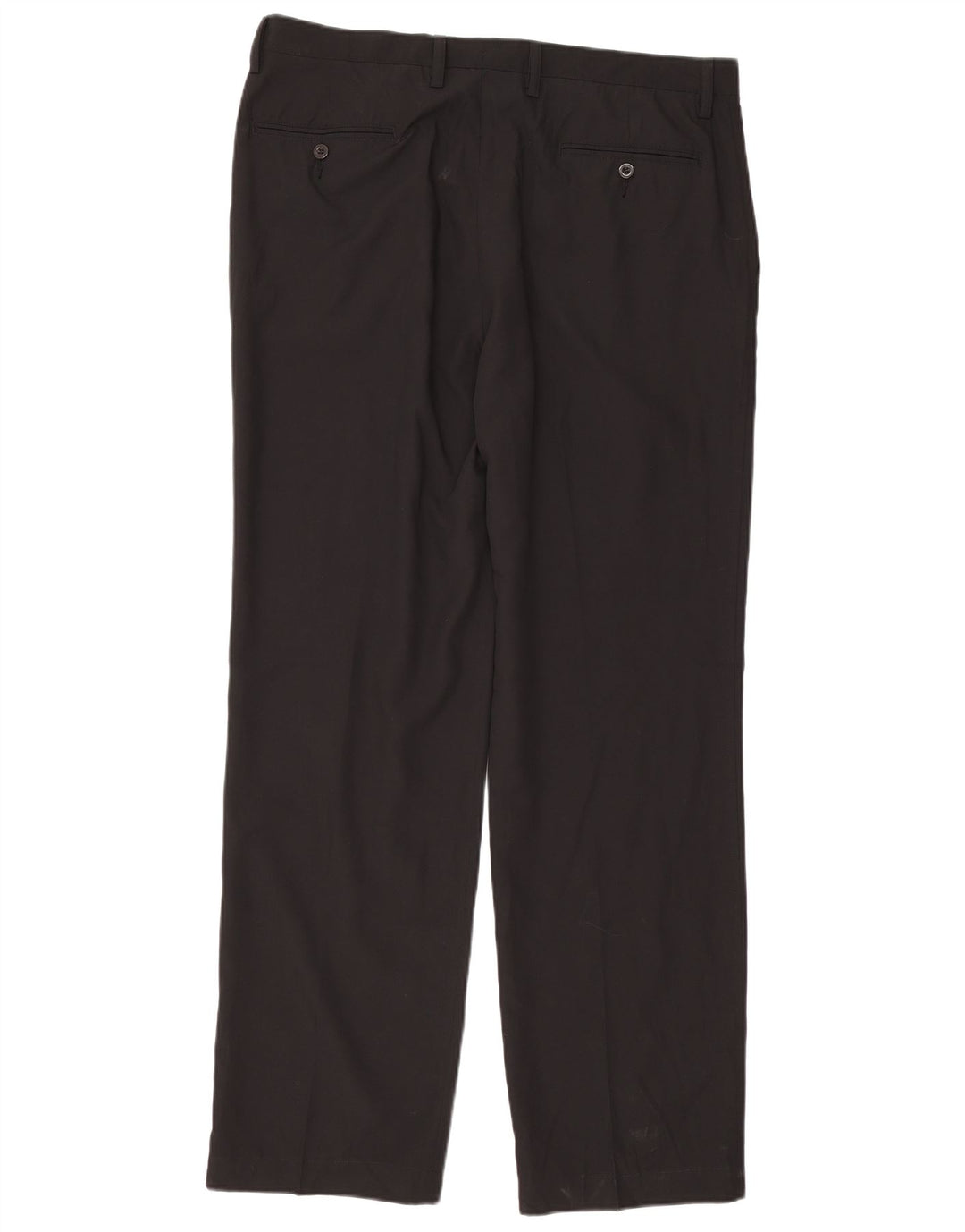 CHERVO Pantalón chino con pinzas para hombre IT 54 2XL W36 L32 Poliéster negro