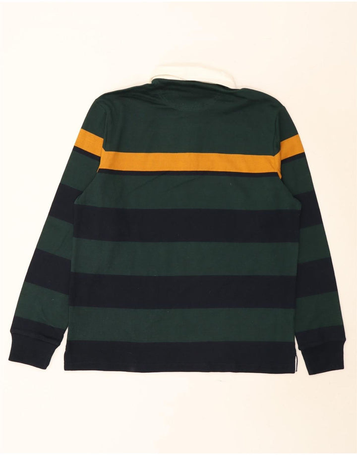 Marks & Spencer Polo de rugby para hombre, talla grande, multicolor, a rayas