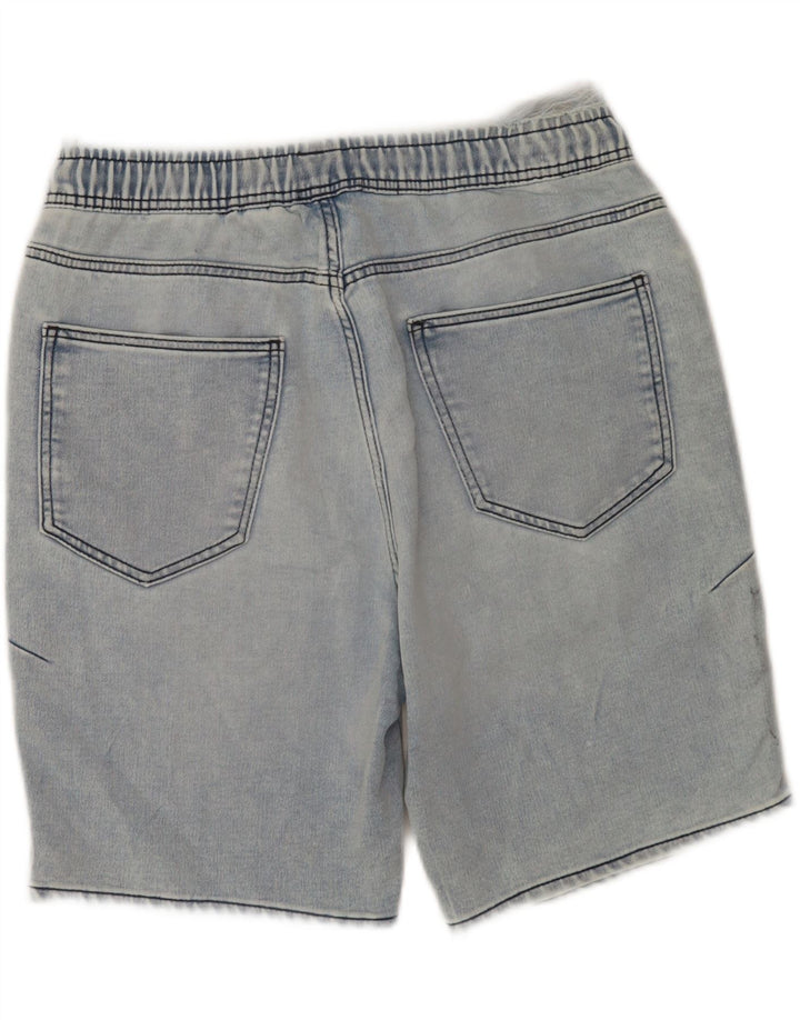 Zara Mujer Pantalones Cortos De Mezclilla Grande W32 Azul