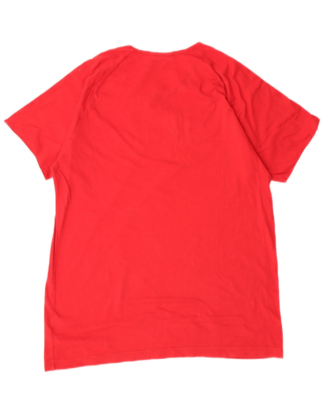 Camiseta Adidas Hombre Grande Algodón Rojo