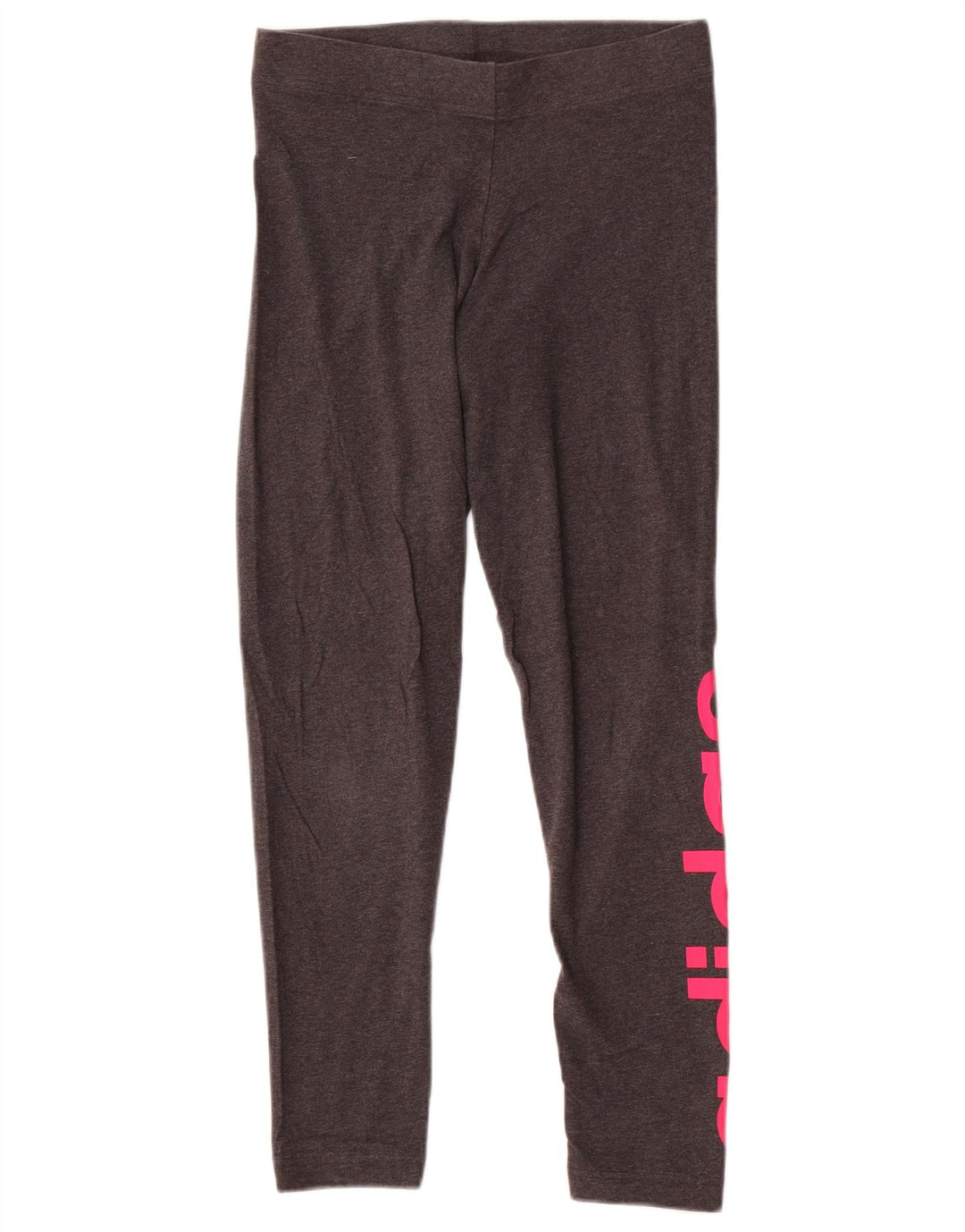 Adidas Leggings gráficos para mujer Reino Unido 12/14 Algodón gris medio