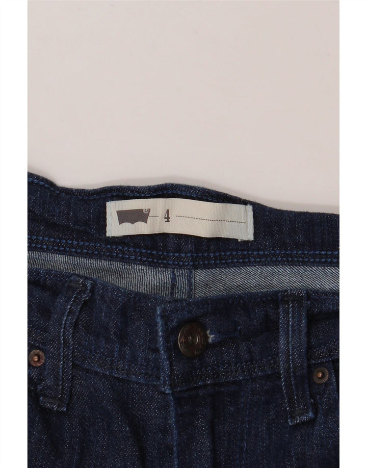LEVI'S Womens Denim Shorts US 4 Small W28  Navy Blue Vintage Levi's and Second-Hand Levi's from Messina Hembry 