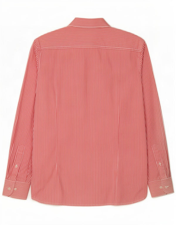 Hackett Hombre Camisa Mediana De Algodón A Rayas Rojas