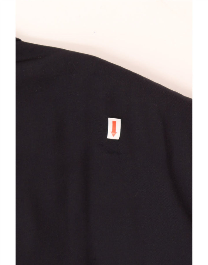 PETER MILLAR Mens 2 Button 3/4 Sleeve Blazer Jacket UK 40 Large Navy Blue Vintage Peter Millar and Second-Hand Peter Millar from Messina Hembry 