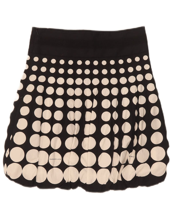 Karen Millen Minifalda de burbujas para mujer UK 8 Small W26 Algodón geométrico negro