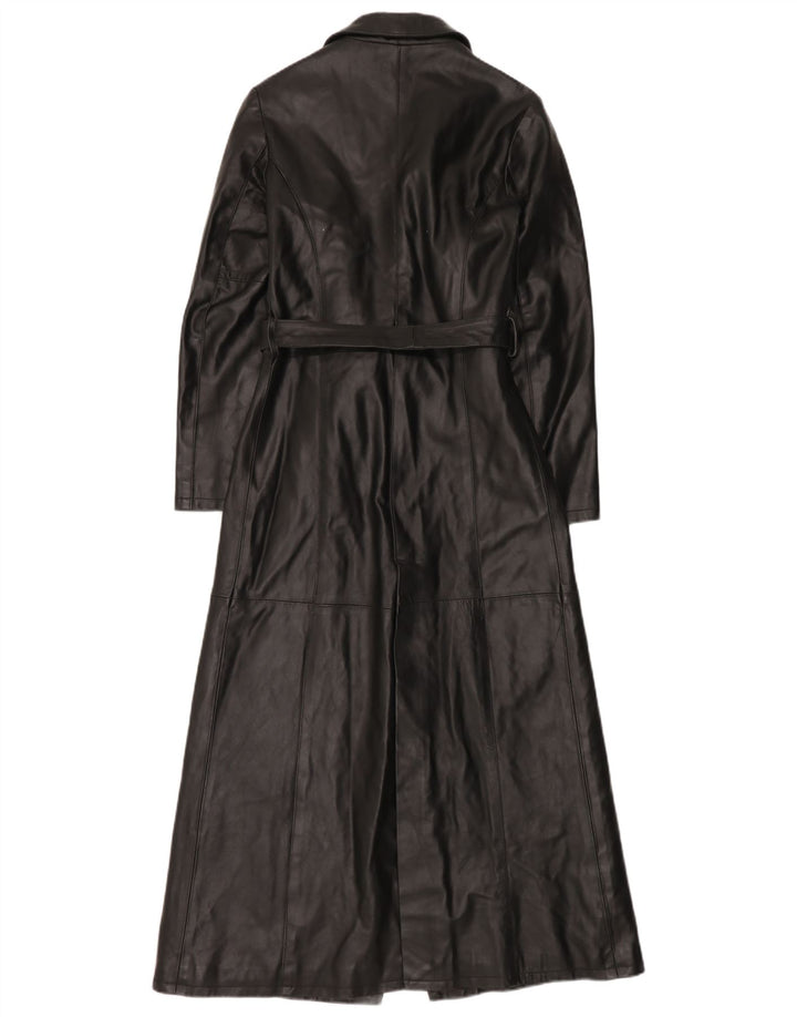 Lavorazione Artigianale Abrigo de piel para mujer IT 42 Medium Black