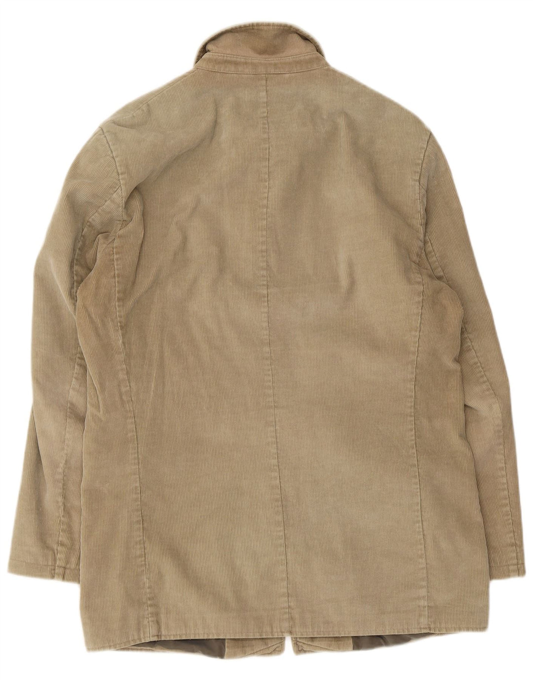 Camel Chaqueta de pana para hombre EU 50 Grande Algodón beige