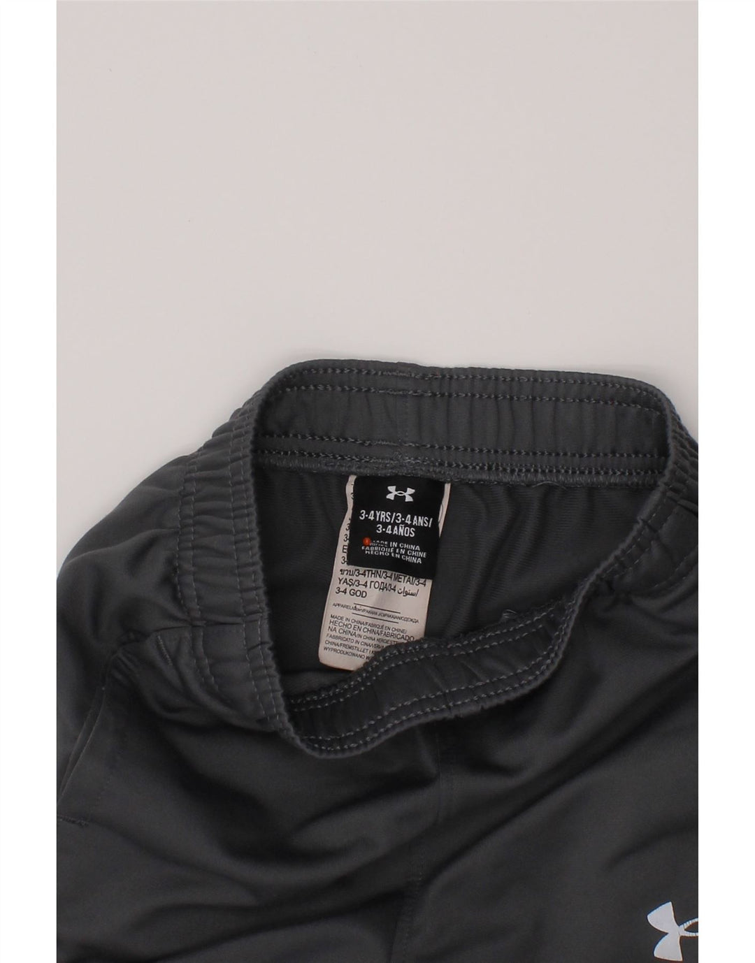 UNDER ARMOUR Pantalón de chándal para niño Joggers 3-4 años Gris Poliéster