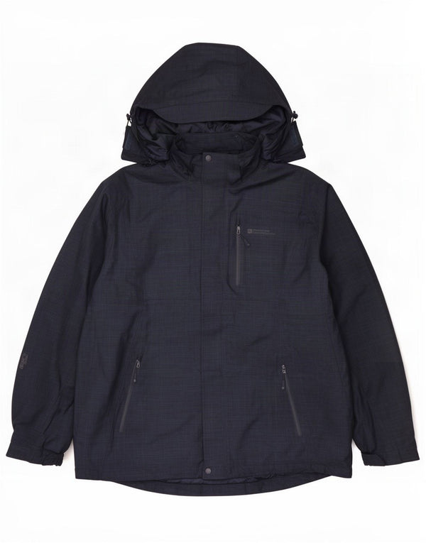 Chaqueta cortavientos con capucha para hombre Mountain Warehouse UK 42 XL Azul marino