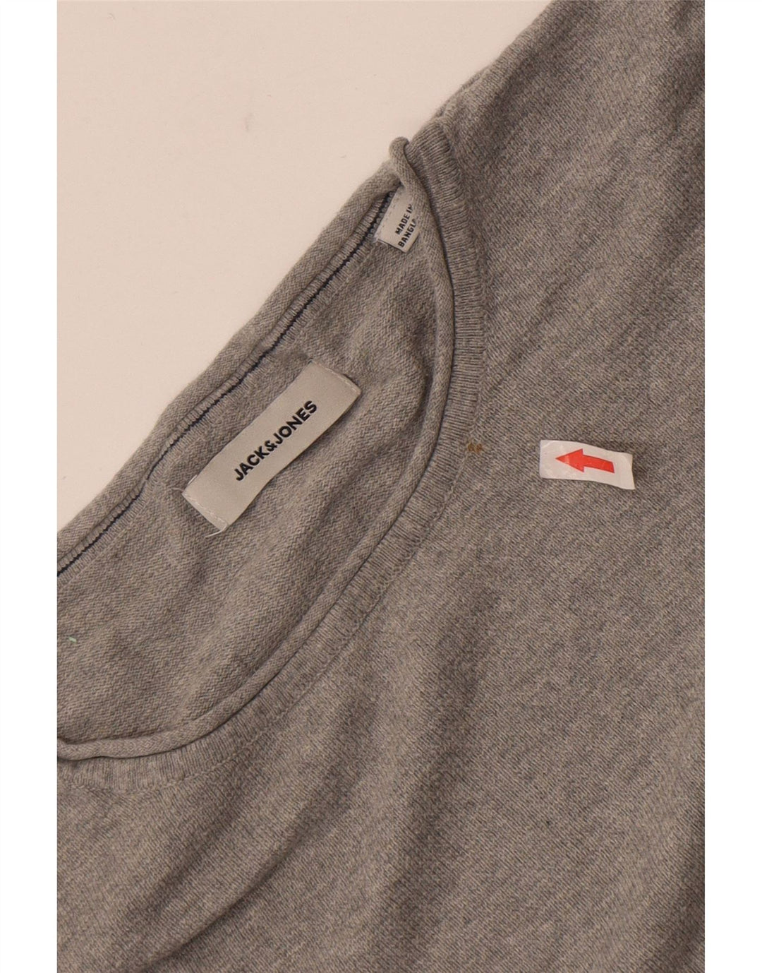 Jack & Jones - Jersey de cuello redondo para hombre, talla 2XL, color gris