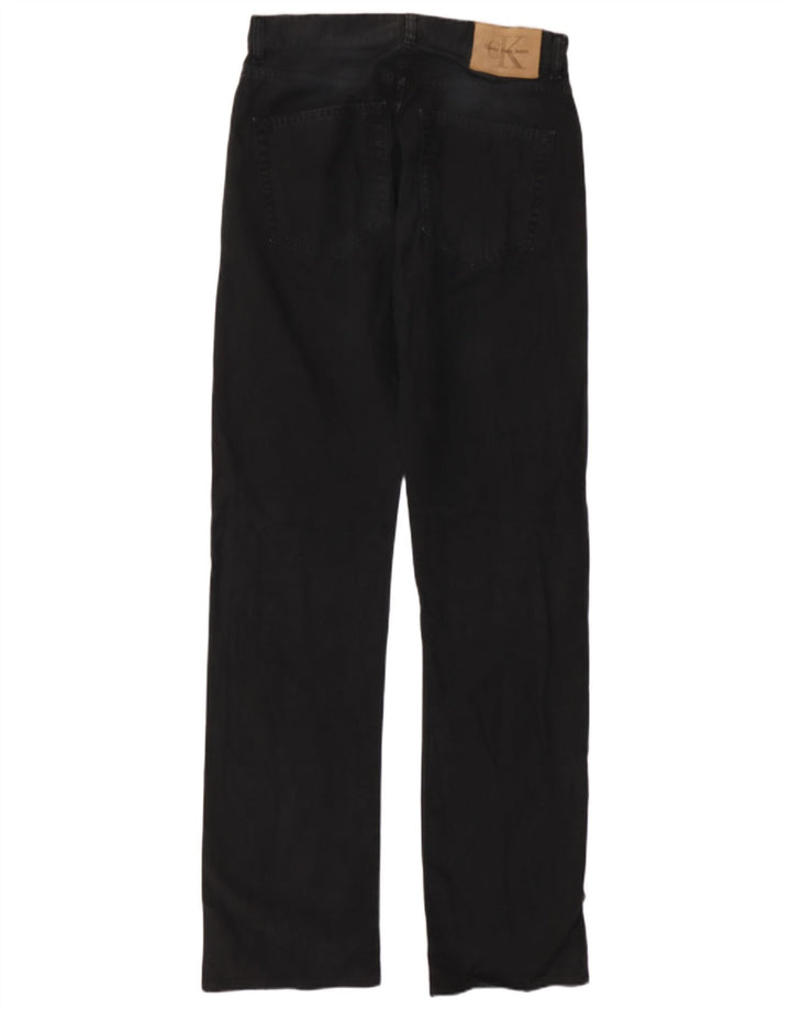 Calvin Klein Jeans rectos para hombre W30 L33 Algodón negro