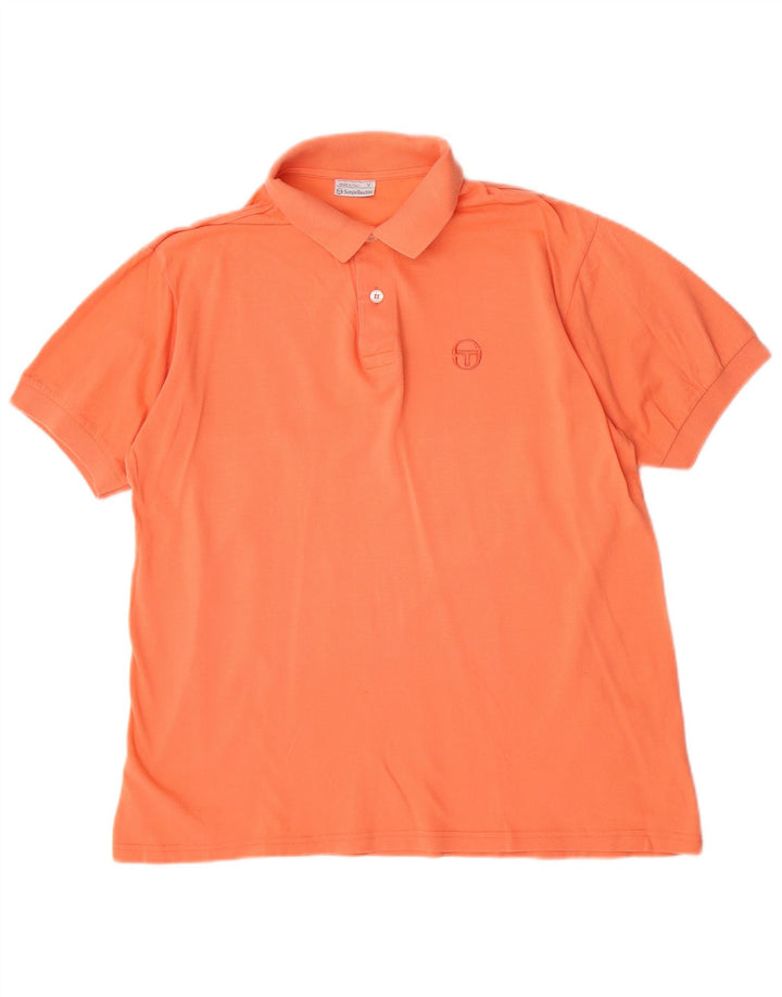 Sergio Tacchini Polo Hombre Algodón Naranja Medio