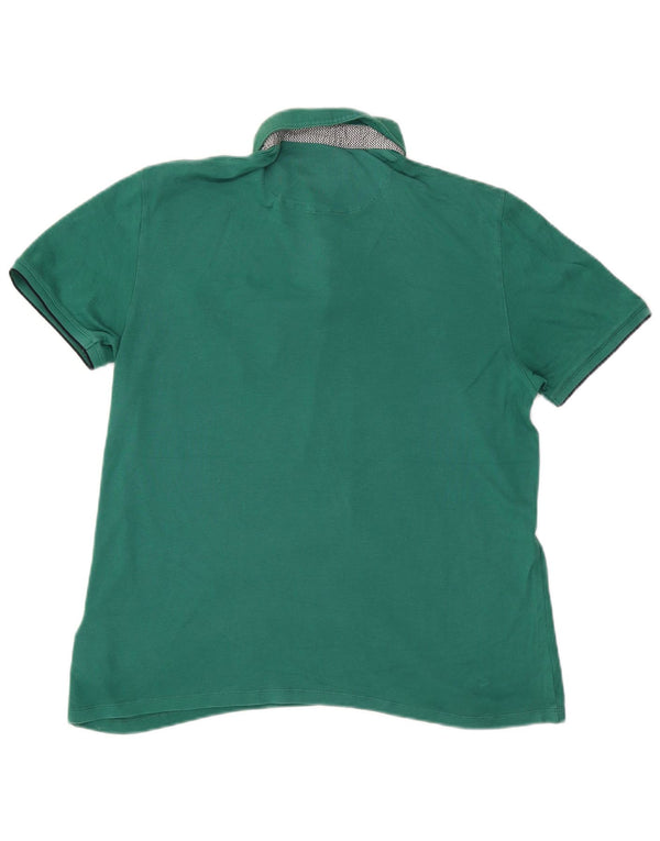 Ted Baker Polo para hombre Talla 5 XL Algodón verde