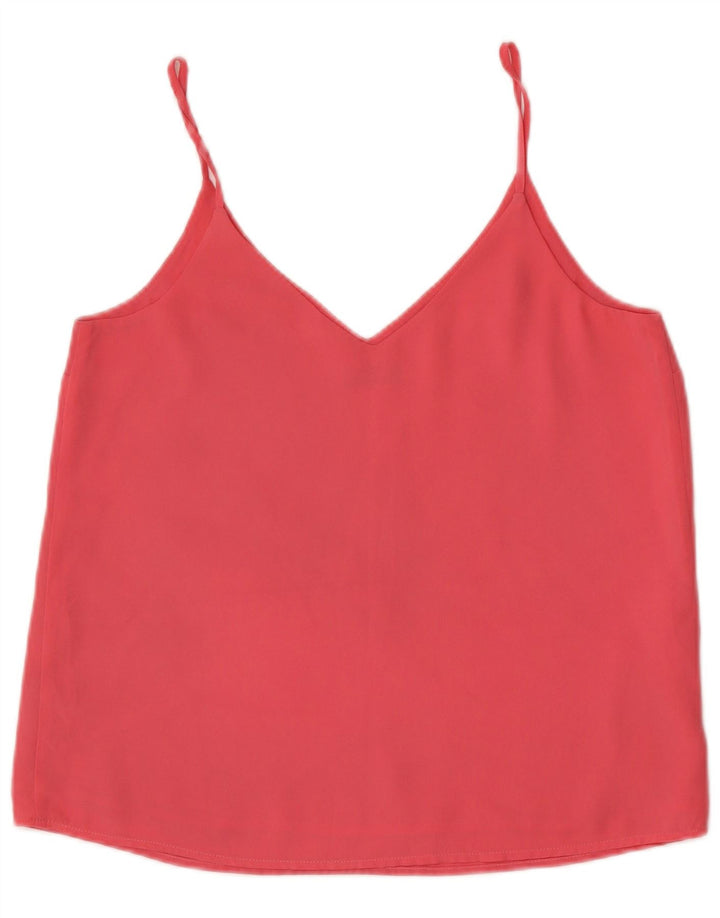 Oasis Mujer Cami Top UK 42 Poliéster Rosa Medio