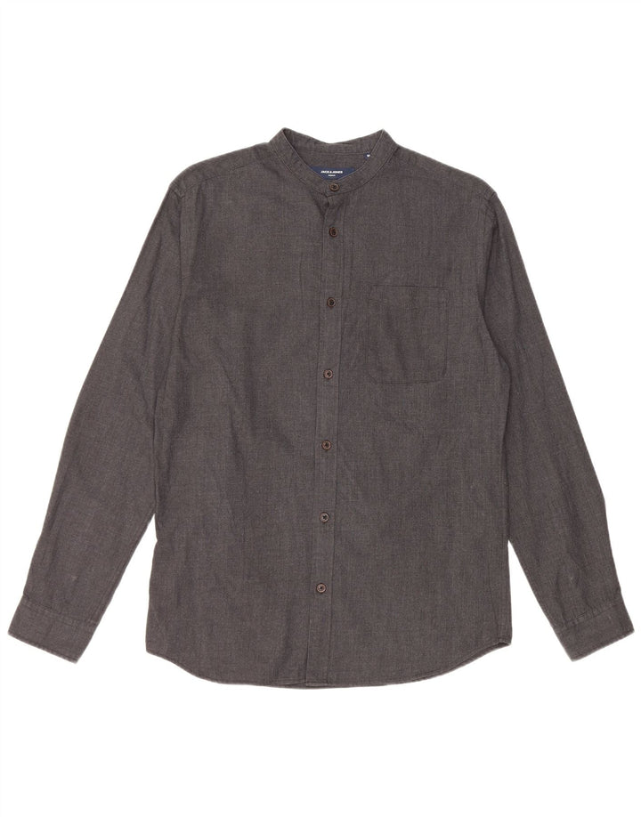 Camisa Jack & Jones Hombre Algodón Gris Medio