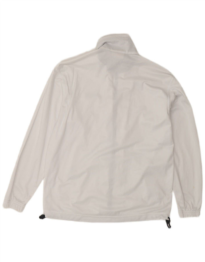 ASICS Chaqueta de chándal holgada para hombre XS Poliéster blanco