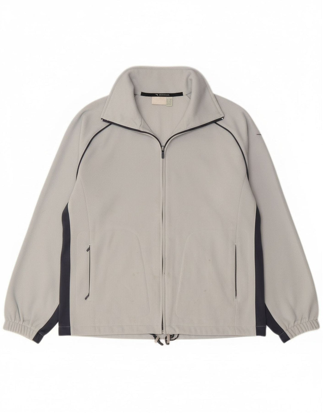 Diadora Chaqueta de chándal para mujer UK 40 Grande Poliéster con bloques de color azul