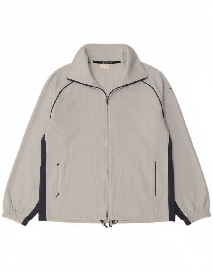 Diadora Chaqueta de chándal para mujer UK 40 Grande Poliéster con bloques de color azul