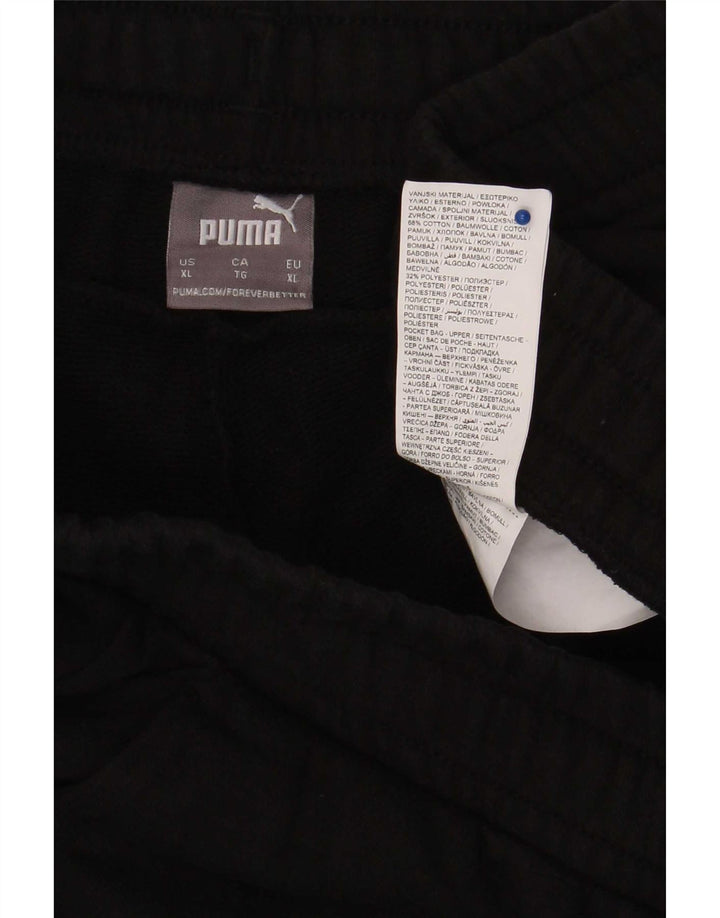 Puma Pantalones cortos deportivos para hombre XL Algodón negro