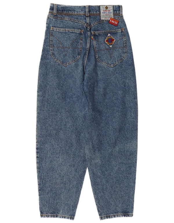 H.I.S Jeans holgados de cintura alta para mujer EU 38 Medium W29 L28 Algodón azul