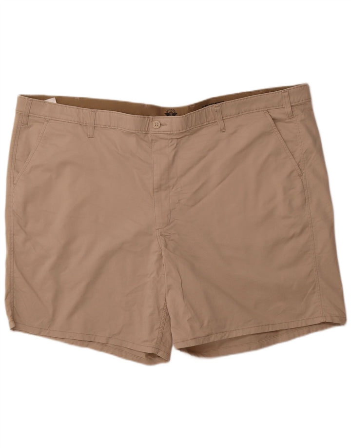 DOCKERS Mens Chino Shorts W56 5XL Beige Cotton