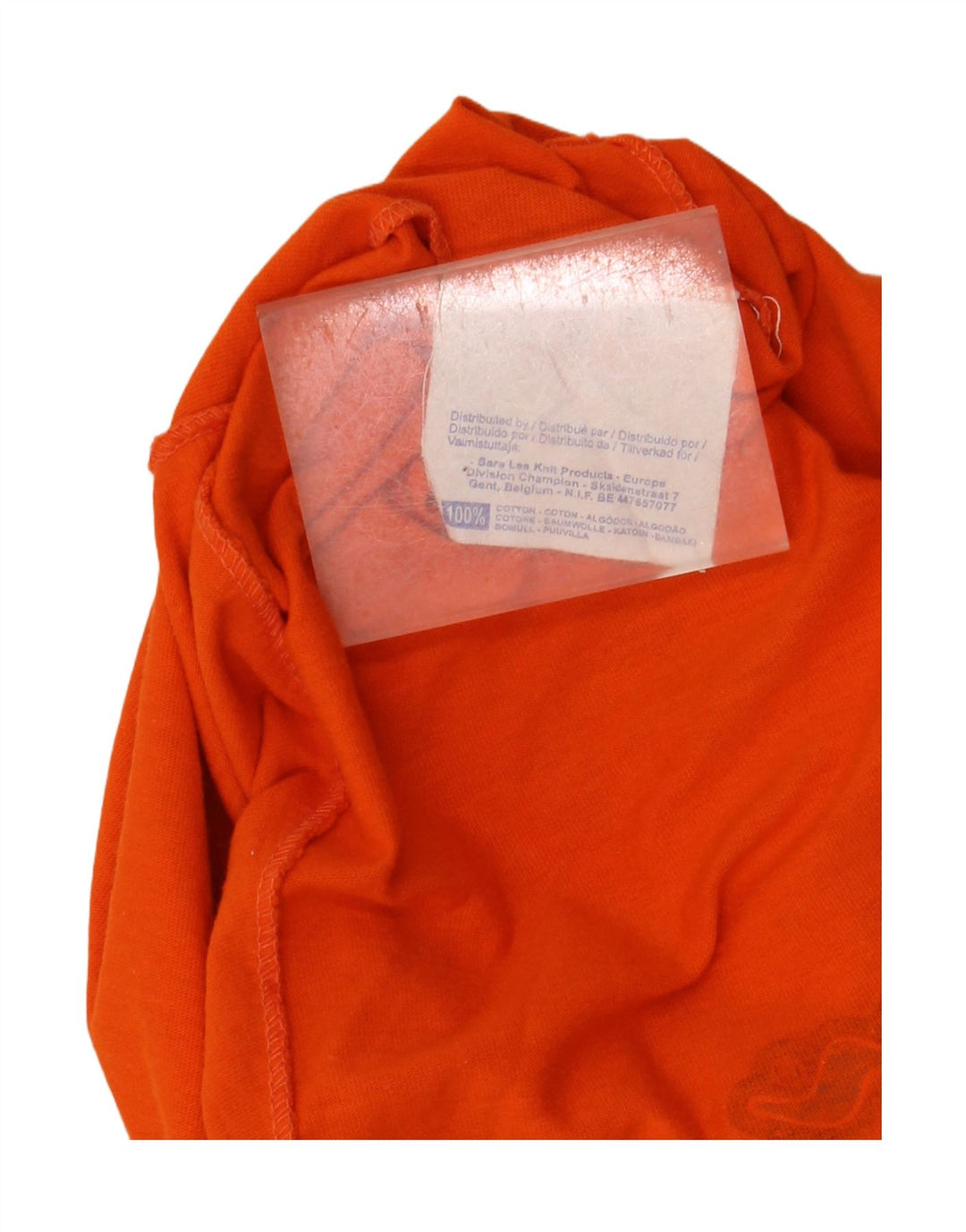 Champion Camiseta Gráfica De Algodón Con Bloques De Color Naranja Medio Para Hombre