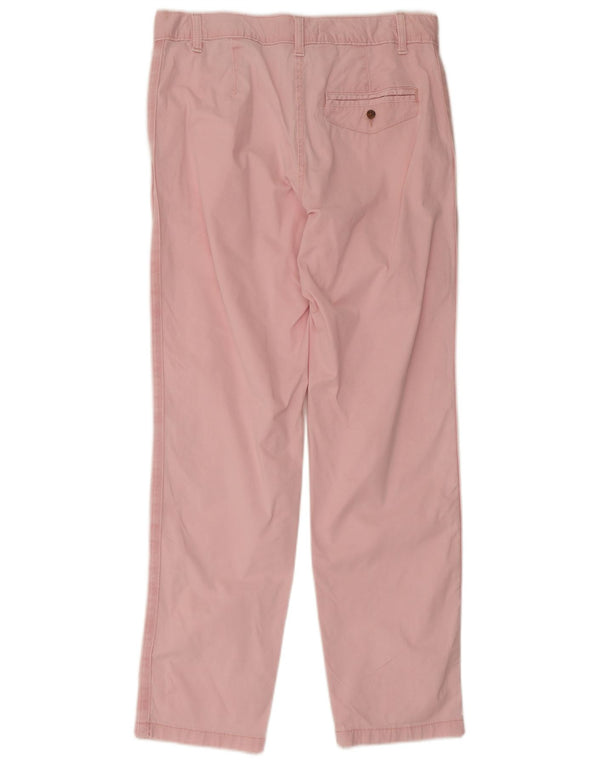 Marks & Spencer Pantalones Chinos de Corte Regular para Mujer UK 10 Small W30 L29 Rosa