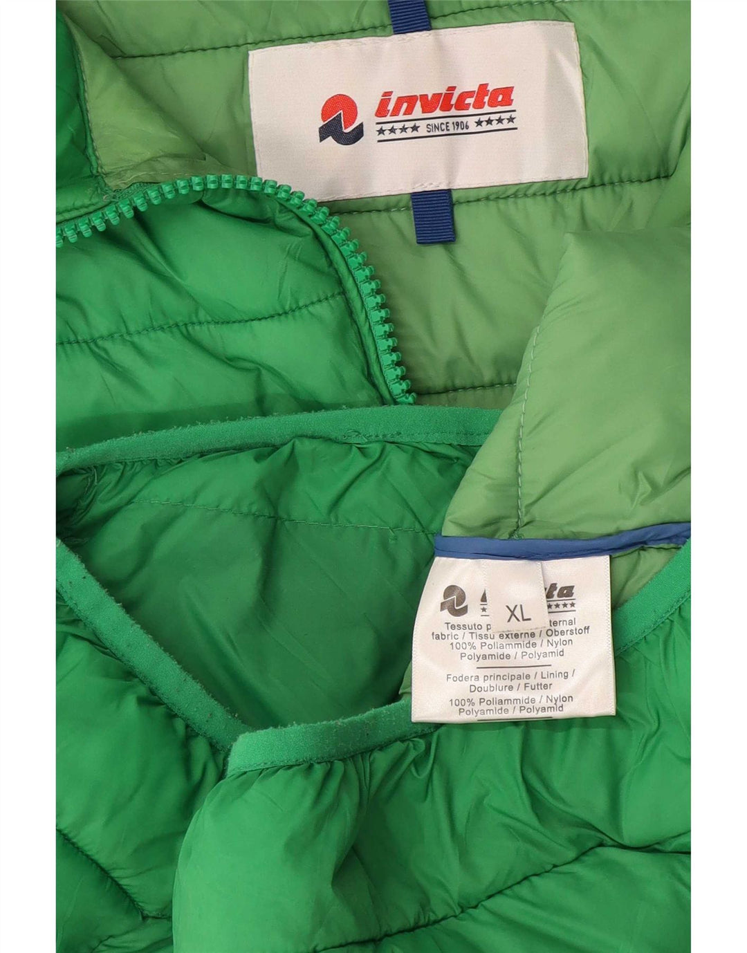 Chaleco acolchado para hombre Invicta UK 42 XL Poliamida verde