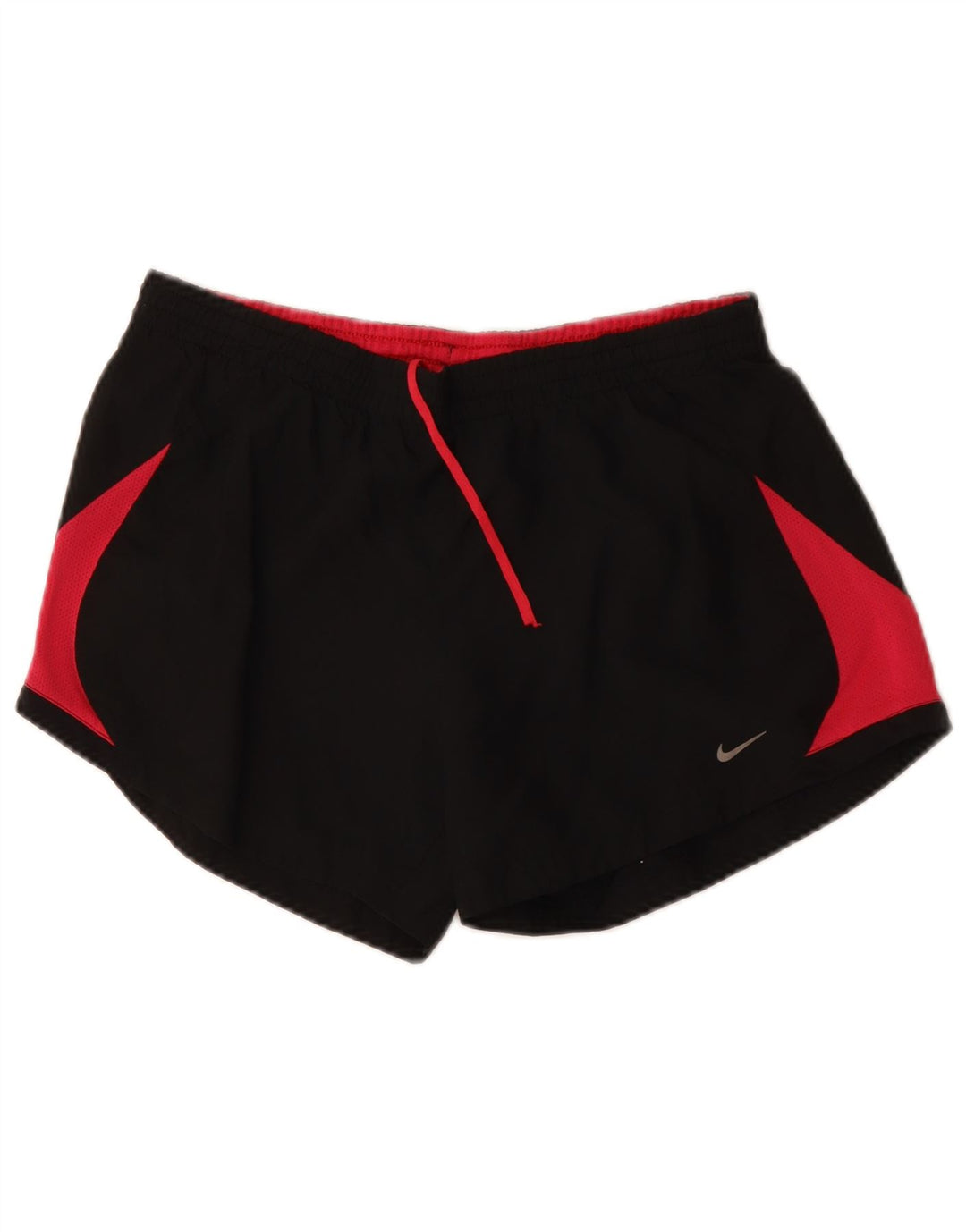 Pantalones cortos deportivos NIKE para mujer UK 44 Mediano Negro Colorblock Poliéster