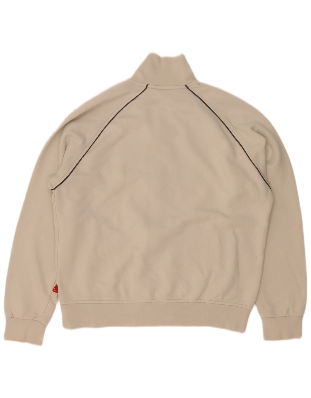 Puma Chaqueta De Chándal Con Gráfico Para Hombre Grande Blanco Roto