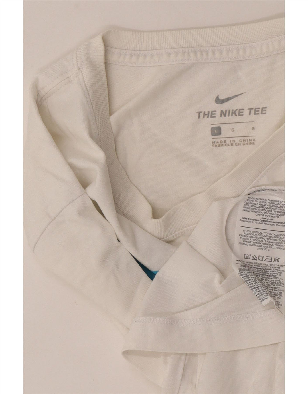 Nike - Camiseta gráfica para hombre, talla grande, algodón blanco