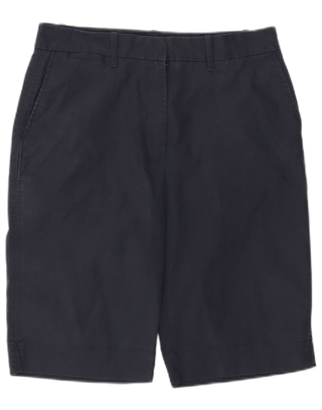 Marks & Spencer Pantalones cortos chinos para mujer UK 12 Medium W32 Azul marino Algodón