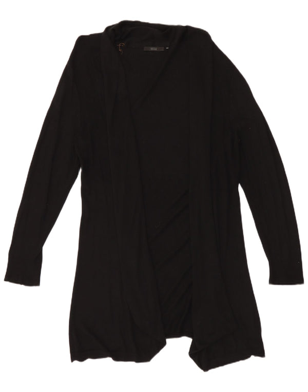Marks & Spencer Suéter tipo cárdigan abierto largo para mujer UK 20 2XL Negro