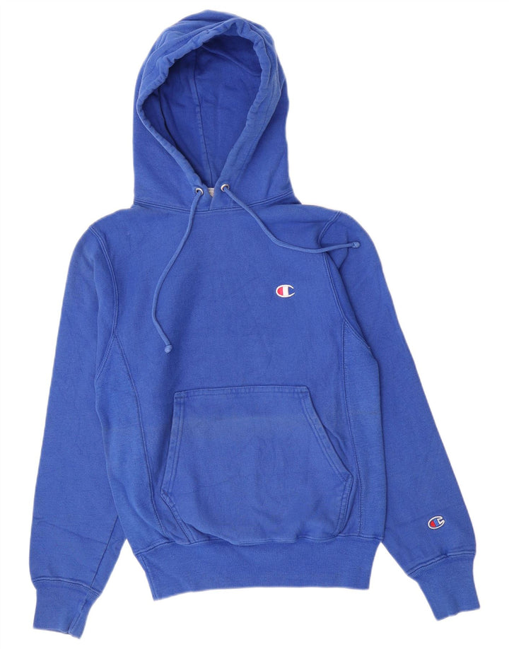 Champion Jersey con capucha de tejido inverso para hombre XS Azul