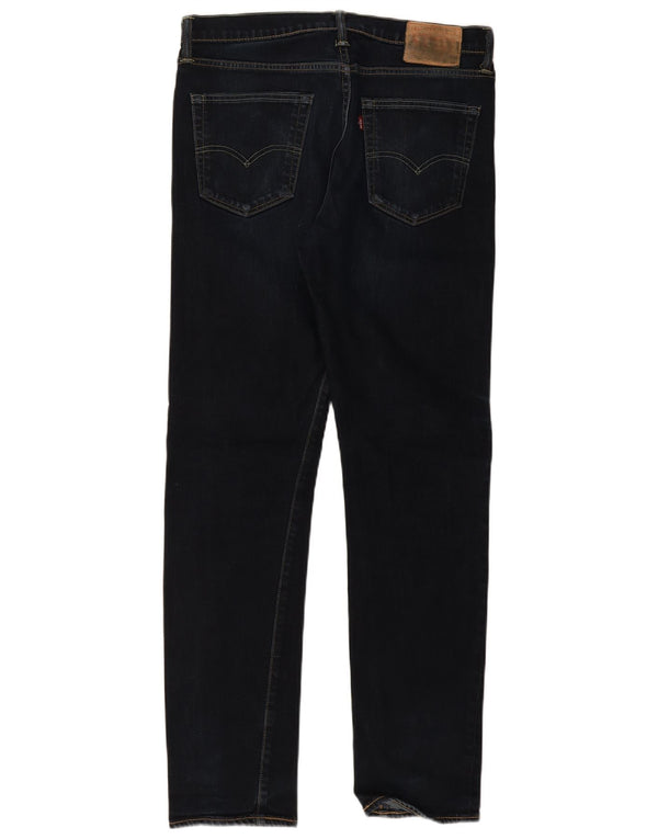 Levi's Hombre 522 Slim Jeans W34 L34 Algodón Azul Marino