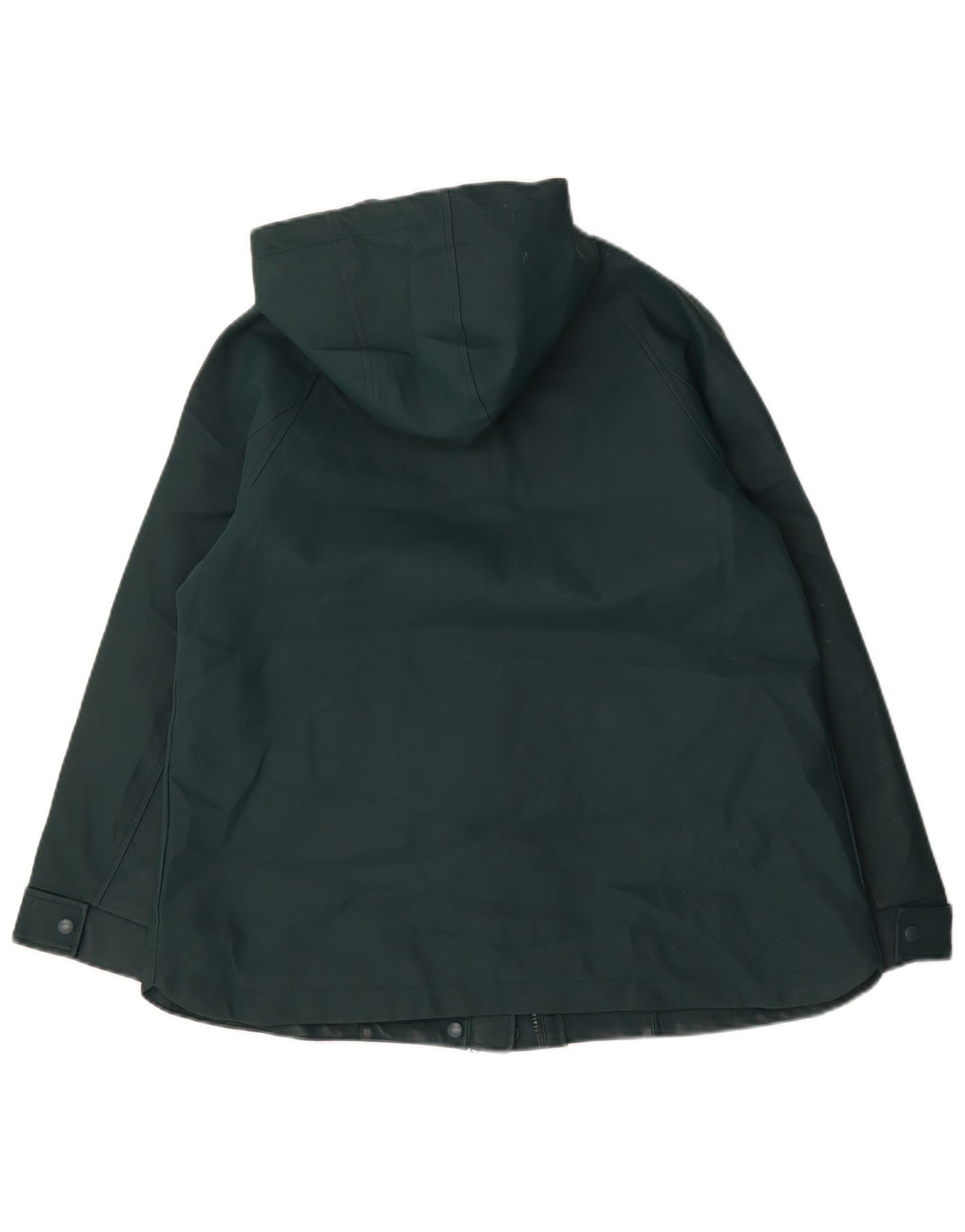 John Lewis Chaqueta cortavientos con capucha para mujer Reino Unido 44 Poliéster verde grande