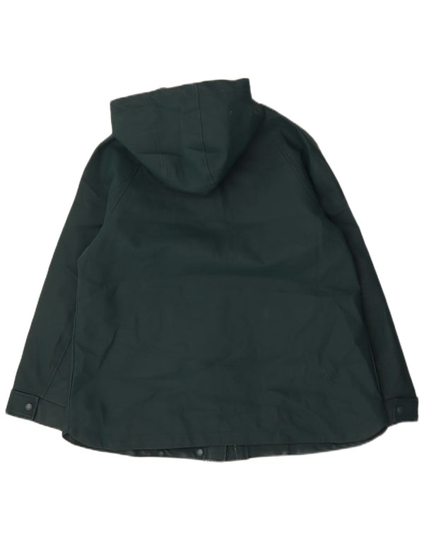 John Lewis Chaqueta cortavientos con capucha para mujer Reino Unido 44 Poliéster verde grande