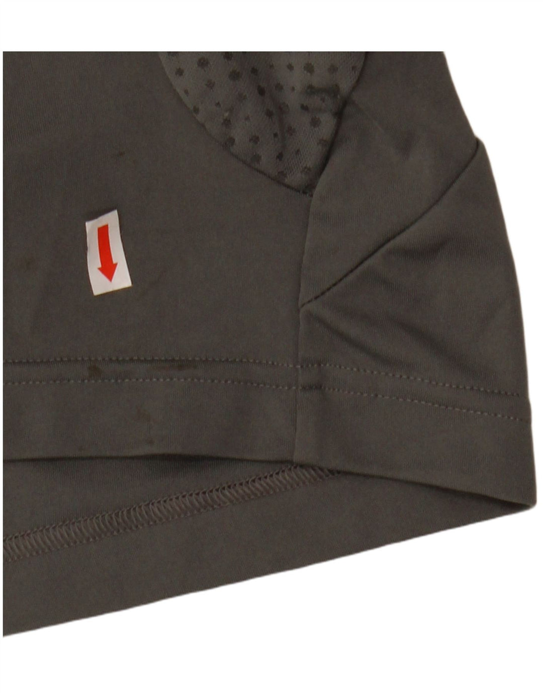 Adidas Hombre Climacool Camiseta Top Pequeño Gris Colorblock Poliéster