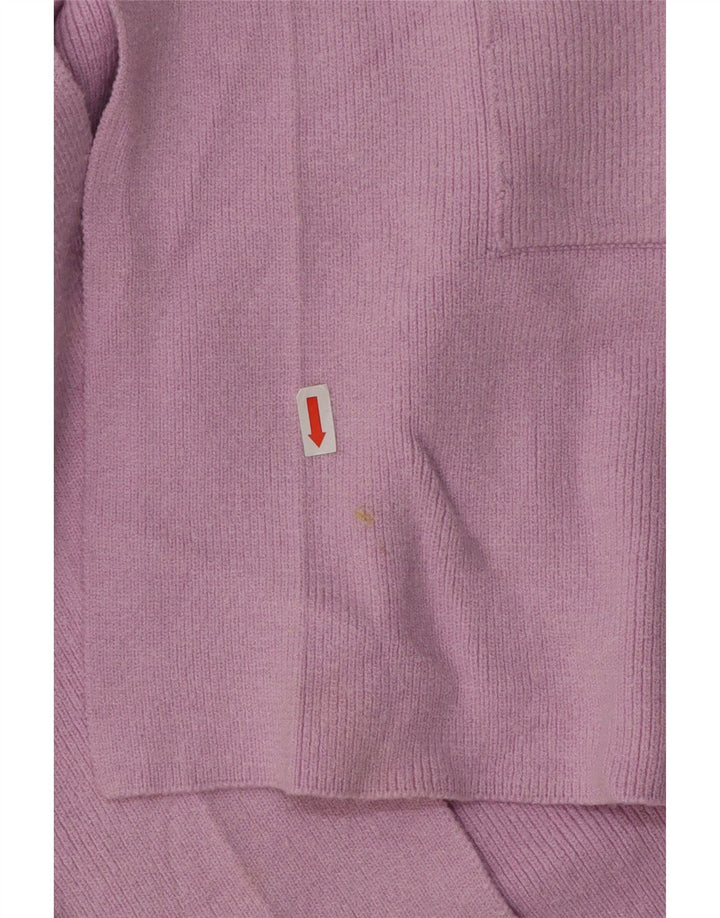 Marks & Spencer - Cárdigan abierto largo para mujer, talla 40, color rosa medio