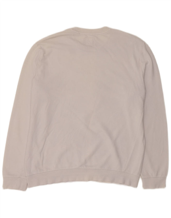 Guess Sudadera Gráfica Jumper XL Off White Algodón Hombre