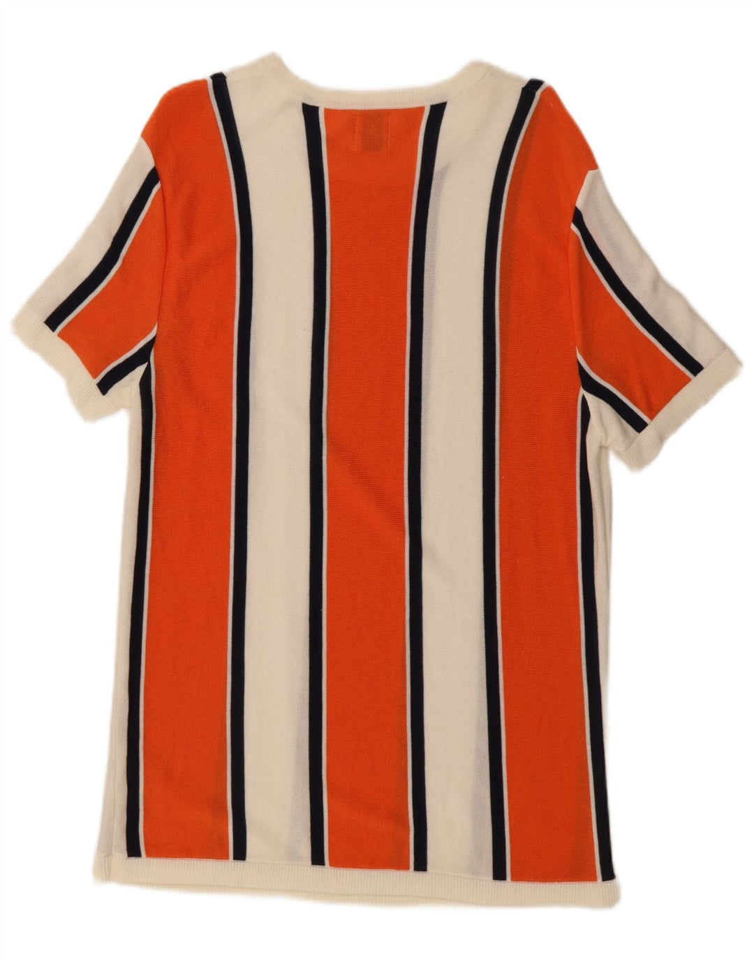 Zara Mujer Vestido Básico ES 40 XL Viscosa Rayas Blanco