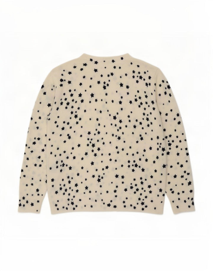 Marks & Spencer - Jersey de cuello redondo para mujer, talla 40, talla mediana, color blanco