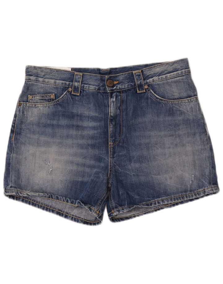 Shorts Vaqueros De Talle Alto Mujer Dondup W29 Algodón Azul Medio