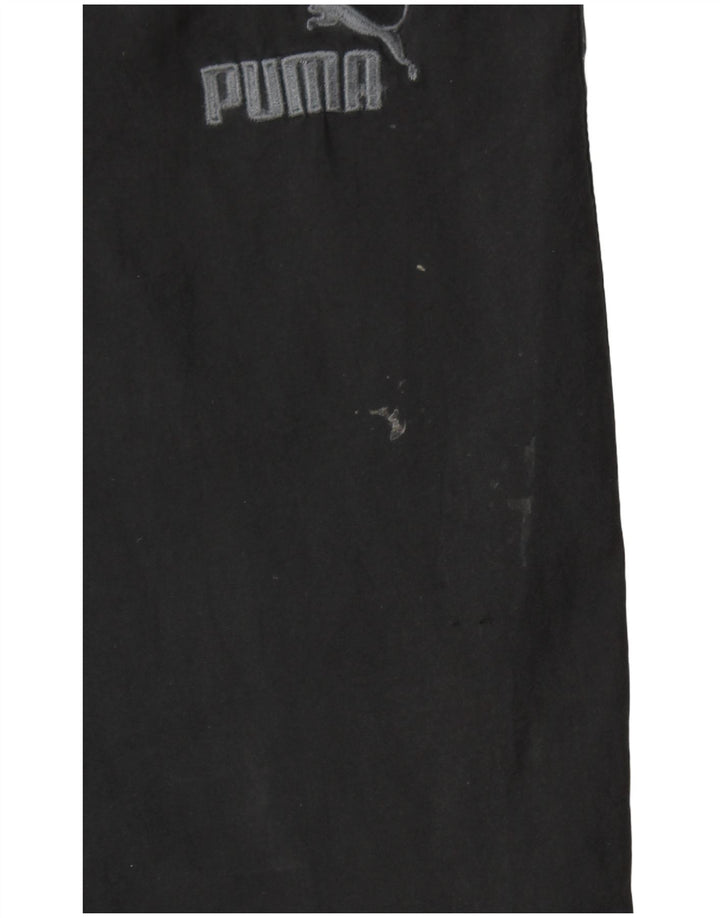 PUMA Pantalones de chándal capri gráficos para hombre, talla grande, color negro