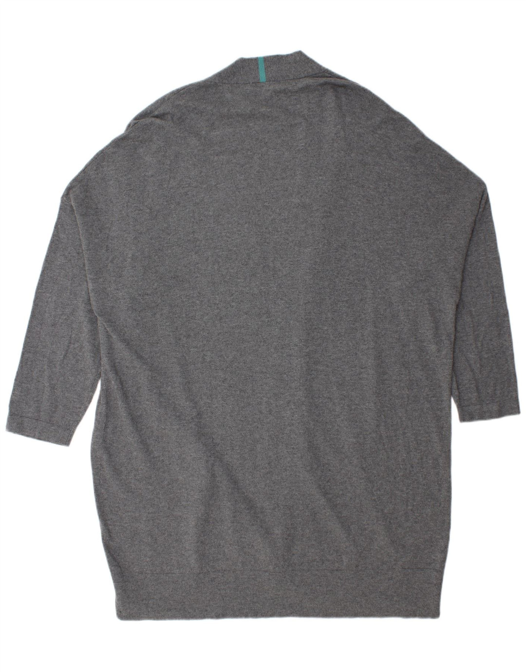 White Stuff Cárdigan largo extragrande para mujer, talla 48, 2XL, lana gris