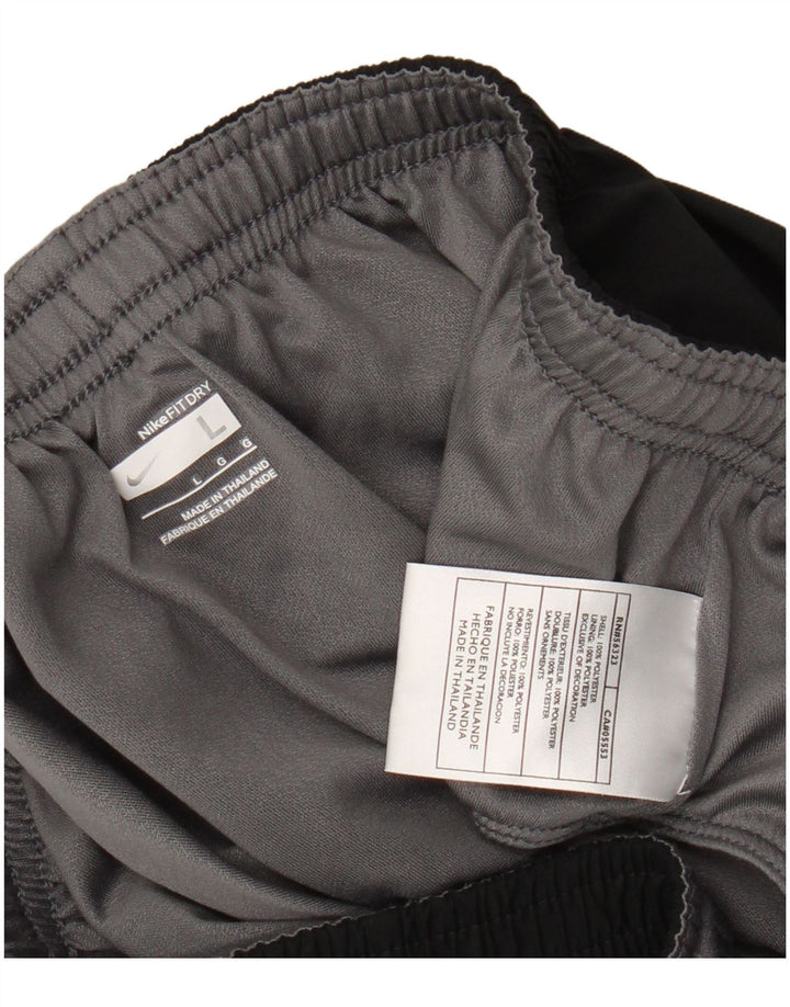 Nike - Pantalones cortos deportivos para hombre Fit Dry (poliéster), color negro