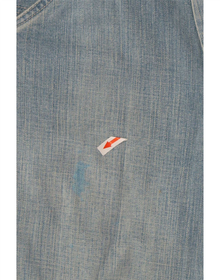 Lee Mens Peto Jeans Pequeño W32 L30 Algodón Azul
