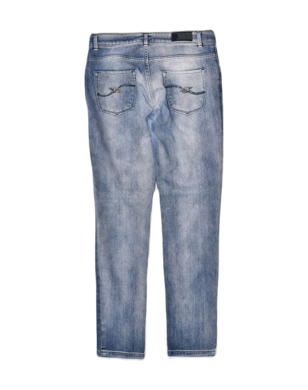 TRUSSARDI JEANS Womens Slim Jeans W30 L30 Blue Cotton | Vintage | Thrift | Second-Hand | Used Clothing | Messina Hembry 