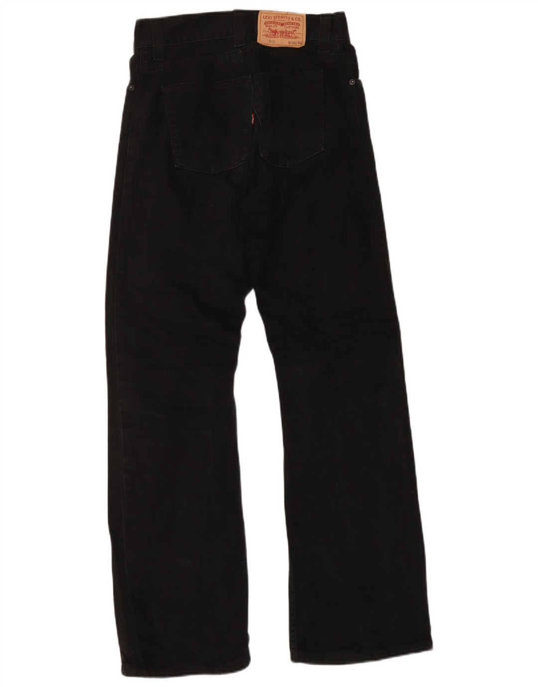 Vaqueros Levi's 512 Slim Tapered para hombre W32 L34 Negro